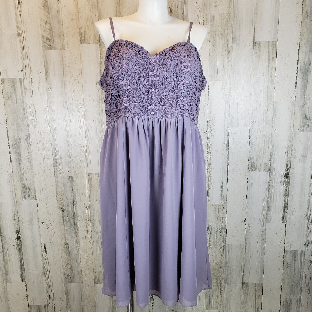 Modcloth Lilac Special Occassion Dress Sz 24